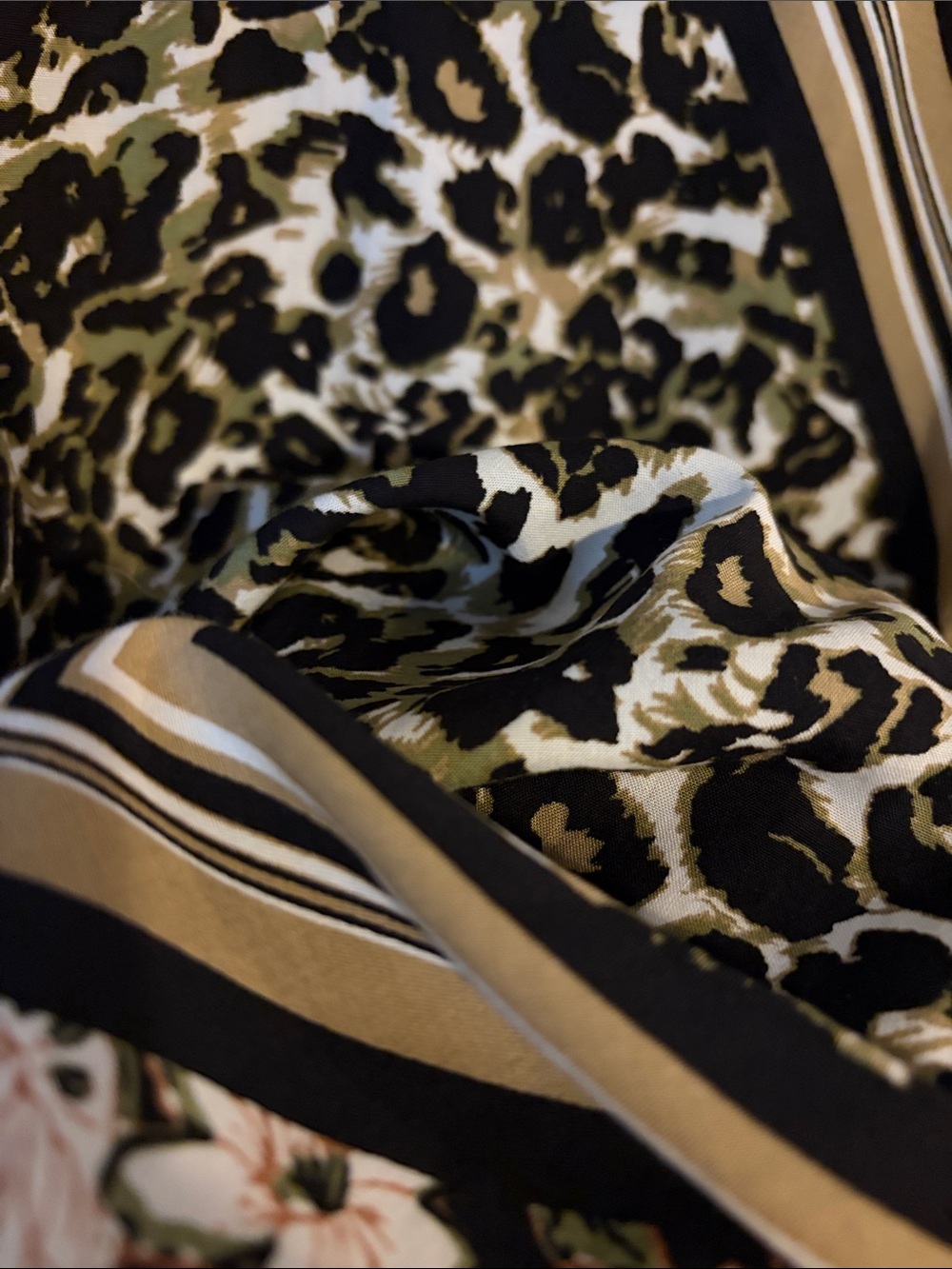 RICKI’S | Black & Olive Green Animal Print Sleeveless Tank - Picture 8 of 12